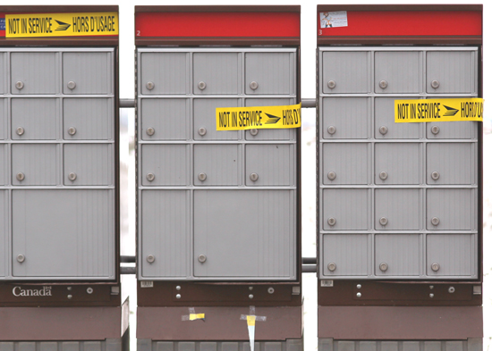 Canada post deals mailbox near me